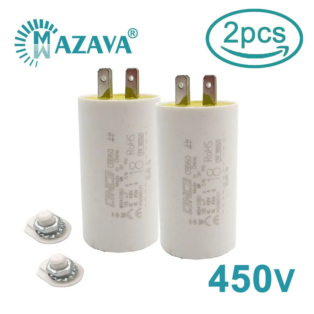 CINCO 4.5 5 6 7 8 9 10 12 12.5 14 15 16 18 20 25 30 35 40 45 50 uF MFD MF Motor 450V Multifix WB40 Run Capacitor ECOFILL Double
CINCO 4.5 5 6 7 8 9 10 12 12.5 14 15 16 18 20 25 30 35 40 45 50 uF MFD MF Motor 450V Multifix WB40 Run Capacitor ECOFILL Double