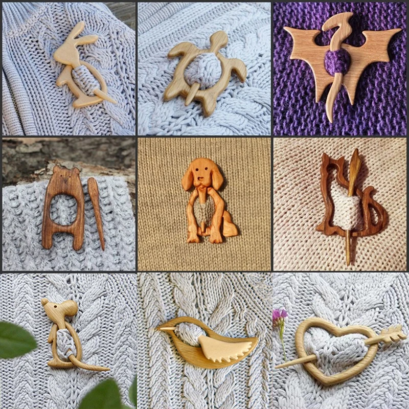 2022 Brooch Pin with Wooden Animal Pattern DIY Craft Badge Cartoon Pin, Funny Cute Shawl Pin Scarf Buckle Clasp Pins Jewelry
2022 Brooch Pin with Wooden Animal Pattern DIY Craft Badge Cartoon Pin, Funny Cute Shawl Pin Scarf Buckle Clasp Pins Jewelry