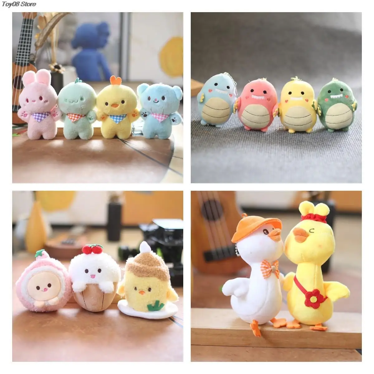 1Pc 12cm 15cm Cute Chicken Bear Dinosaur Rabbit Bag Decoration Plush Pendant Keychain Backpack Charms Stuff Plush Toy
1Pc 12cm 15cm Cute Chicken Bear Dinosaur Rabbit Bag Decoration Plush Pendant Keychain Backpack Charms Stuff Plush Toy
