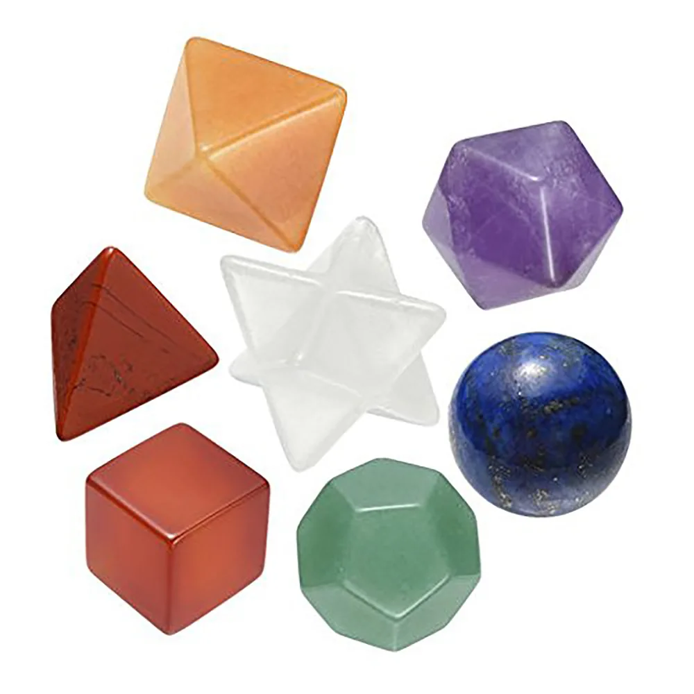 7pcs Chakela Agate Crystal Stone Beads Chakra Seven-color Rainbow Ornaments Metatron Cube Geometry Yoga Energy Divination Stone
7pcs Chakela Agate Crystal Stone Beads Chakra Seven-color Rainbow Ornaments Metatron Cube Geometry Yoga Energy Divination Stone