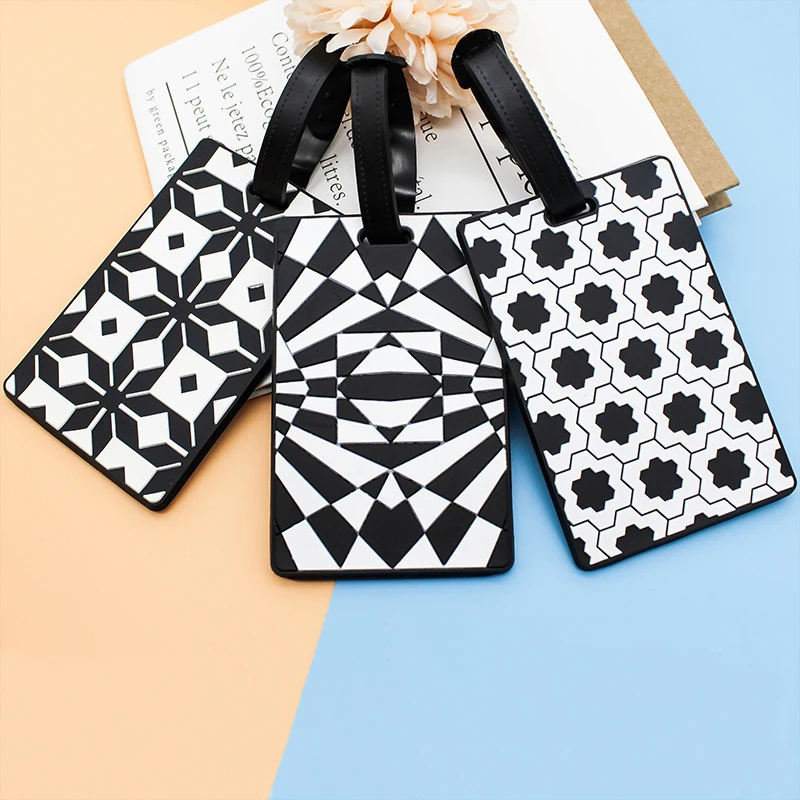 Portable Geometric Patterns Travel Boarding Label Suitcase Luggage Tag Identifier Address Holder Cover Baggage Accessories
Portable Geometric Patterns Travel Boarding Label Suitcase Luggage Tag Identifier Address Holder Cover Baggage Accessories