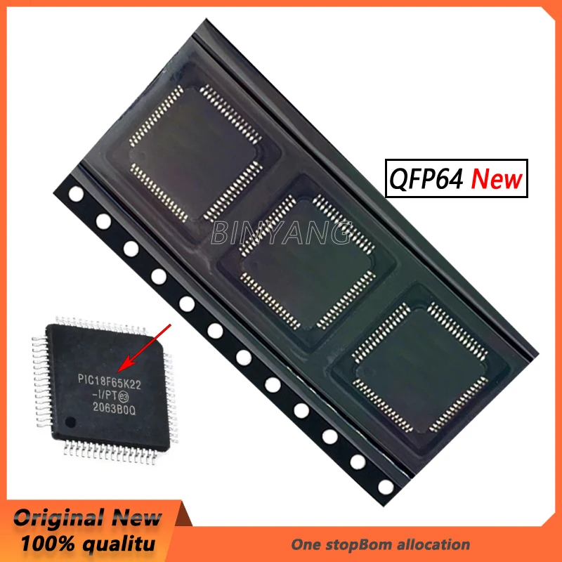 

(10piece)100% New PIC18F65K22-I/PT PIC18F65K22 QFP64 In Stock Chipset