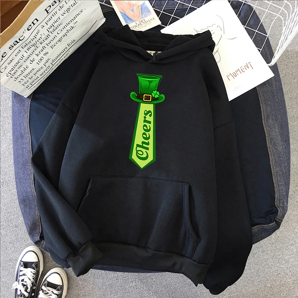 St Patricks Day Leprechaun Hat on Tie Cheers Hoodies Cartoon Graphic Hoodie Winter Long Sleeve Sweatshirt Harajuku Casual Tops
St Patricks Day Leprechaun Hat on Tie Cheers Hoodies Cartoon Graphic Hoodie Winter Long Sleeve Sweatshirt Harajuku Casual Tops