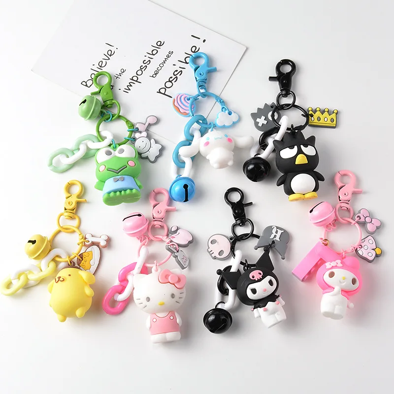 Kawaii Anime Keychain Kuromi My Melody Cinnamoroll KT Sanrioed Cartoon Doll Keychain Car Pendant Student Bag Accessories Gift
Kawaii Anime Keychain Kuromi My Melody Cinnamoroll KT Sanrioed Cartoon Doll Keychain Car Pendant Student Bag Accessories Gift