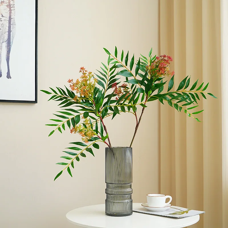 88cm Artificial Big Green Plants Branches Fake Leaves With Fruits Wind Shadow Leaf for Home Living Room Decoration Flowers
88cm Artificial Big Green Plants Branches Fake Leaves With Fruits Wind Shadow Leaf for Home Living Room Decoration Flowers