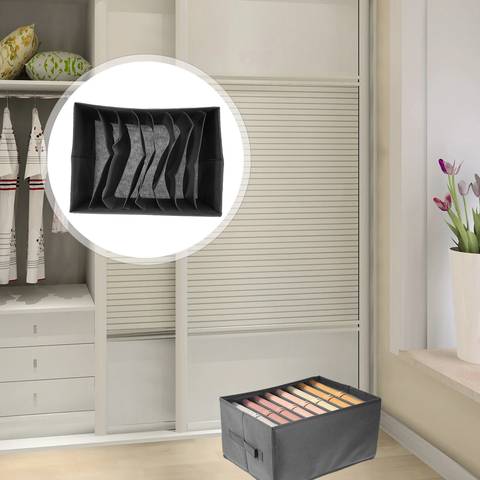 Folding Trouser Box Storage Household Wardrobe Clothes T-shirt Organizer Socks Container Pp
Folding Trouser Box Storage Household Wardrobe Clothes T-shirt Organizer Socks Container Pp