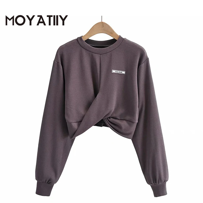 MOYATIIY Women 2022 Fashion Asymmetrical Sweatshirts Casual Short Style Oversize Pullovers O-Neck Loose Female Tops
MOYATIIY Women 2022 Fashion Asymmetrical Sweatshirts Casual Short Style Oversize Pullovers O-Neck Loose Female Tops