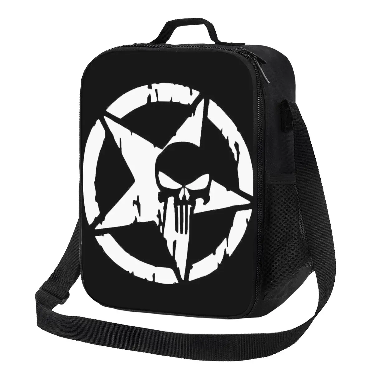 Punishers Skull Insulated Lunch Bags for Women Portable Thermal Cooler Food Lunch Box Kids School Children
Punishers Skull Insulated Lunch Bags for Women Portable Thermal Cooler Food Lunch Box Kids School Children