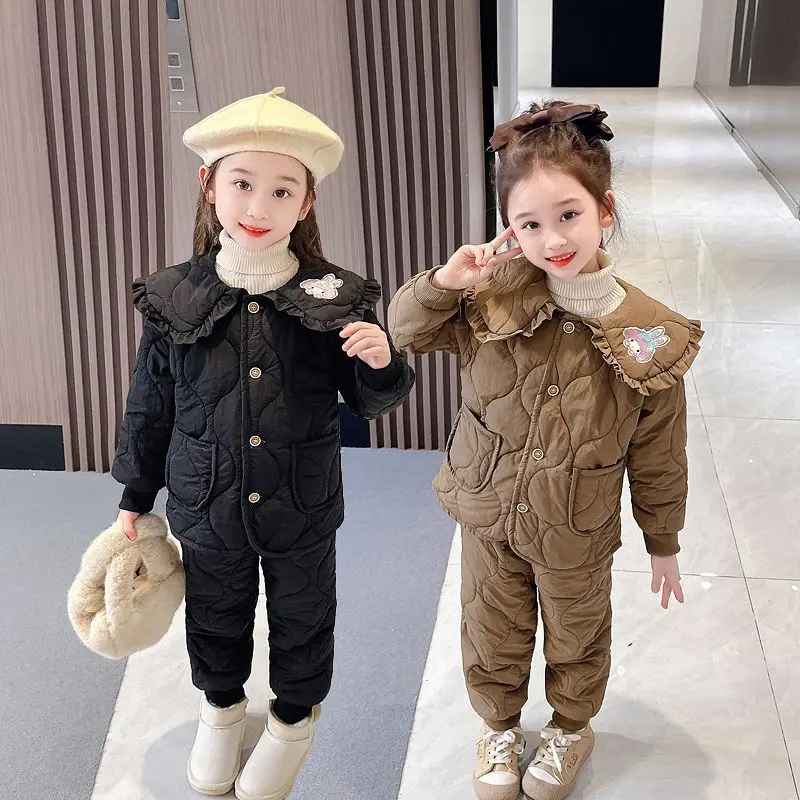 Sanrios Children My Melody Cotton Clothes Suit Anime Winter Thicken Quilted Coat Kids Girl Cartoon Leisure Versatile Kawaii Hot
Sanrios Children My Melody Cotton Clothes Suit Anime Winter Thicken Quilted Coat Kids Girl Cartoon Leisure Versatile Kawaii Hot