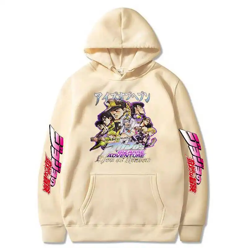 Толстовка мужская с капюшоном, Харадзюку, невероятные приключения Джоджо в стиле японского аниме, уличная одежда с принтом Джоджо, повседне...
Толстовка мужская с капюшоном, Харадзюку, невероятные приключения Джоджо в стиле японского аниме, уличная одежда с принтом Джоджо, повседне...