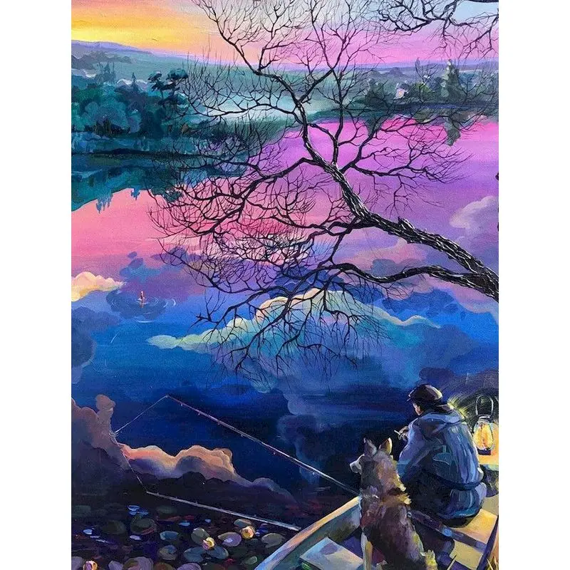 GATYZTORY DIY Oil Picture By Numbers HandPainted Tree With Colorful Scenery Acrylic Paint Color On Canvas Painting Home Wall
GATYZTORY DIY Oil Picture By Numbers HandPainted Tree With Colorful Scenery Acrylic Paint Color On Canvas Painting Home Wall