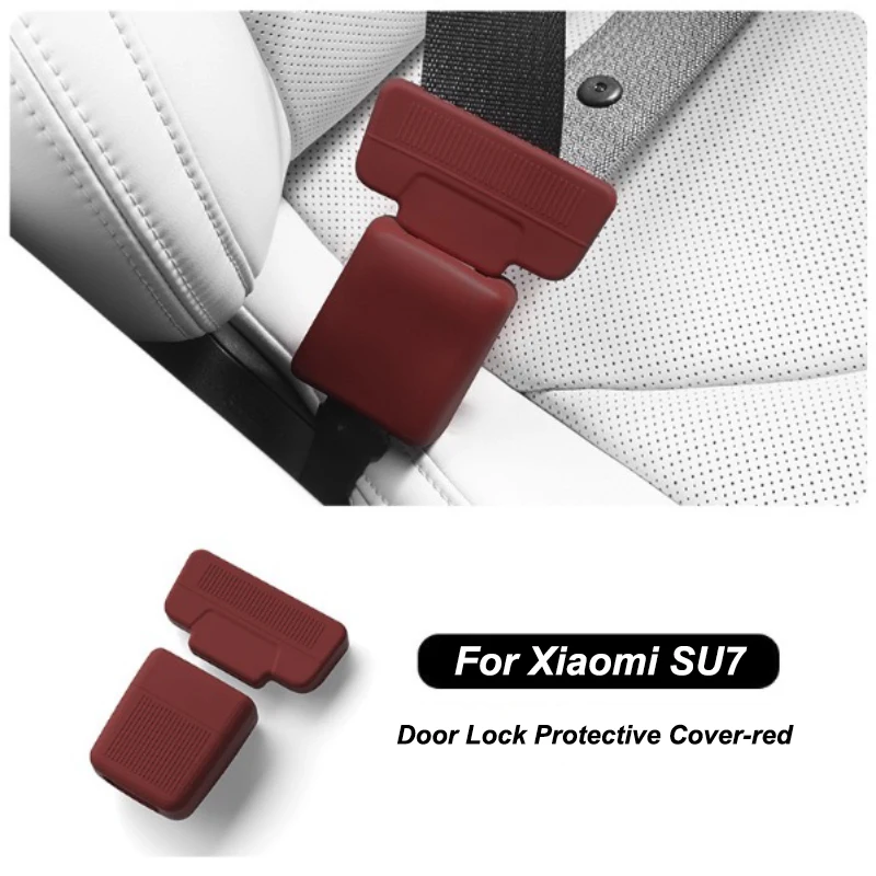 Для Xiaomi SU7 2024 2025 силиконовый замок ремня безопасности защитный чехол против царапин чехол аксессуары для интерьера 
Для Xiaomi SU7 2024 2025 силиконовый замок ремня безопасности защитный чехол против царапин чехол аксессуары для интерьера
