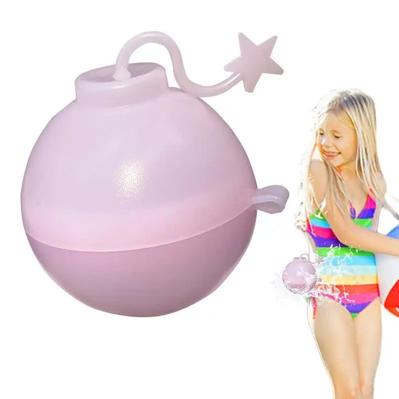 Refillable Water Balls Silicone Water Balloons Quick Fill Splash Ball Toy For Kids Recycled Self-Sealed Filled And Knocked Open
Refillable Water Balls Silicone Water Balloons Quick Fill Splash Ball Toy For Kids Recycled Self-Sealed Filled And Knocked Open
