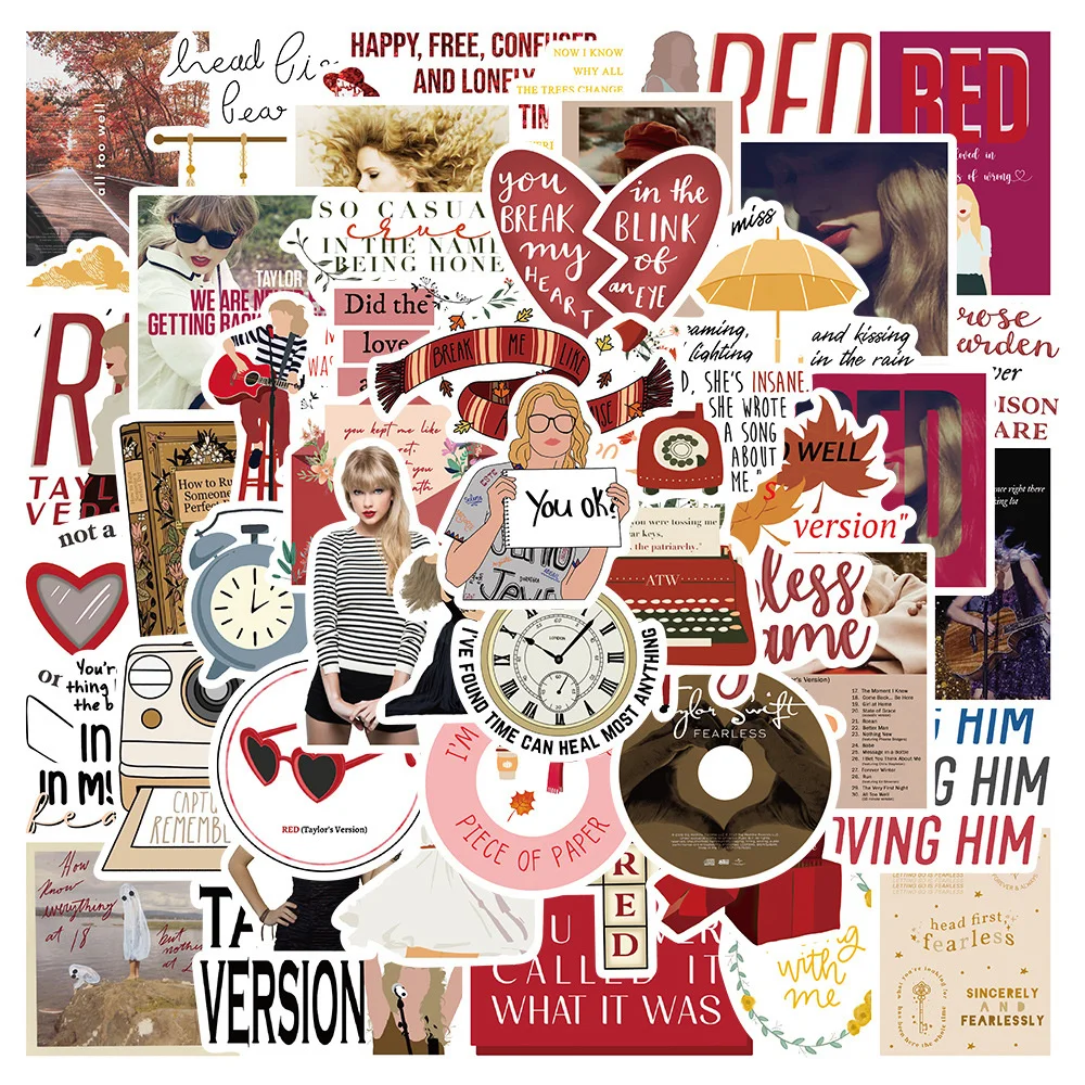 10/30/50pcs Alison Swift Singer Red Album Personality Sticker Luggage Laptop Ipad Skateboard Guitar Car Mug Sticker Wholesale
10/30/50pcs Alison Swift Singer Red Album Personality Sticker Luggage Laptop Ipad Skateboard Guitar Car Mug Sticker Wholesale