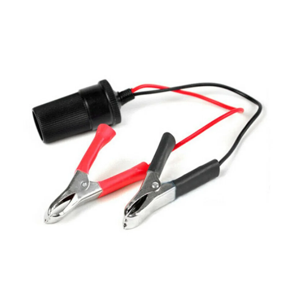 12V Car Lighter Socket Adapter Socket Cable + Battery Clamp Car Power Alligator Clip Cable Power Converter Car Battery Clip
12V Car Lighter Socket Adapter Socket Cable + Battery Clamp Car Power Alligator Clip Cable Power Converter Car Battery Clip