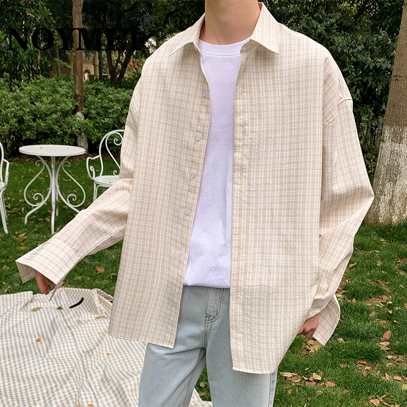 NOYMEI Summer New Thin Plaid Long Sleeve Shirt Casual Simple Sunscreen Single Collar Tide Turn-down Collar Men Top WA347
NOYMEI Summer New Thin Plaid Long Sleeve Shirt Casual Simple Sunscreen Single Collar Tide Turn-down Collar Men Top WA347