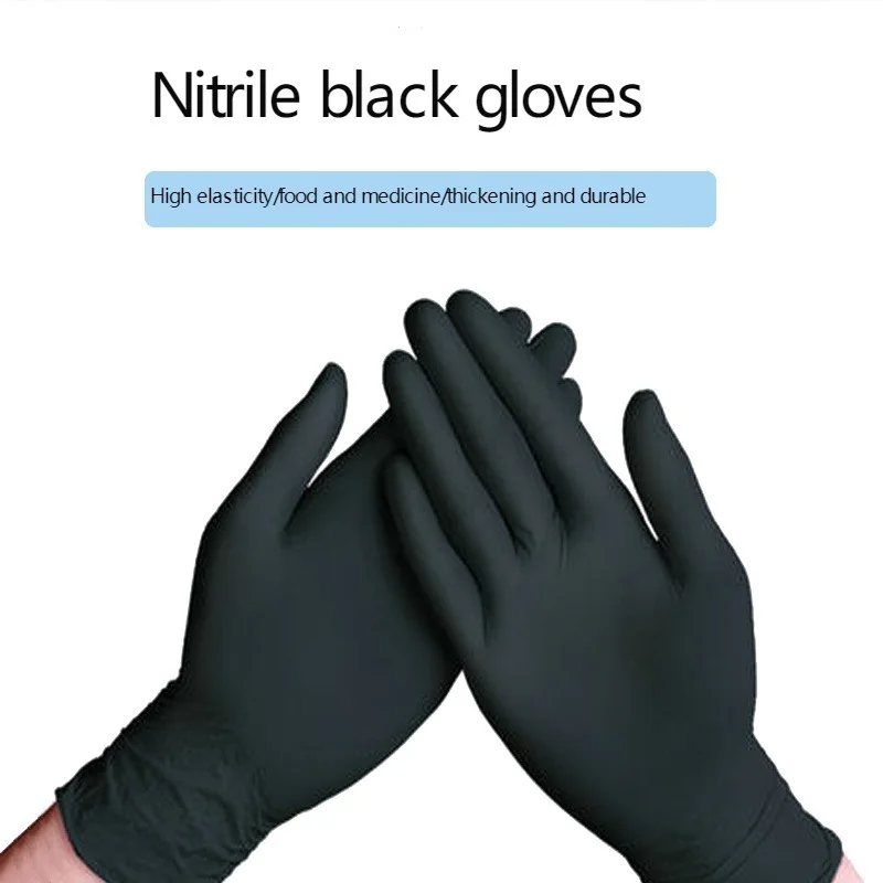 100PCS Nitrile Gloves Food Grade Waterproof Hypoallergenic Disposable Work Safety Gloves Nitrile Mechanical Gloves
100PCS Nitrile Gloves Food Grade Waterproof Hypoallergenic Disposable Work Safety Gloves Nitrile Mechanical Gloves