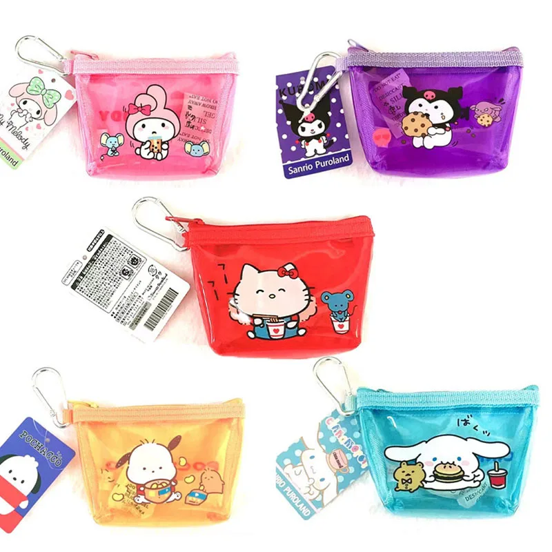Hello Kittys Coin Purse Anime Sanrio Kuromi My Melody Cartoon Pochacco Cute Student Keychain Pendant PVC Storage Bag Toy Girls
Hello Kittys Coin Purse Anime Sanrio Kuromi My Melody Cartoon Pochacco Cute Student Keychain Pendant PVC Storage Bag Toy Girls