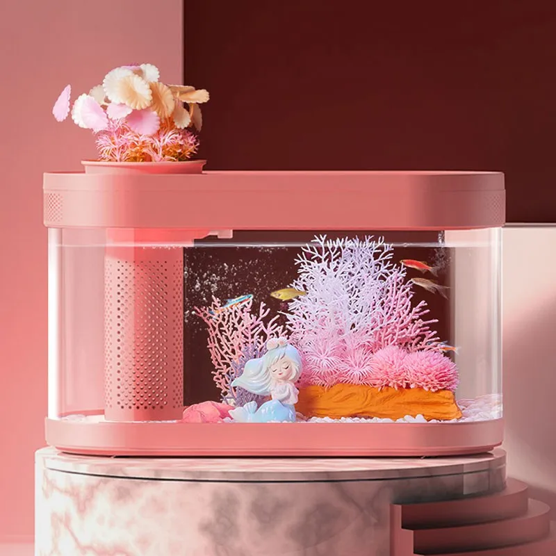 Geometry Intelligent Fish Tank Aquarium Starter Kit Amphibious Eco Fish Tank Pro Automatic Timing Feeding Wifi Smart Box
Geometry Intelligent Fish Tank Aquarium Starter Kit Amphibious Eco Fish Tank Pro Automatic Timing Feeding Wifi Smart Box