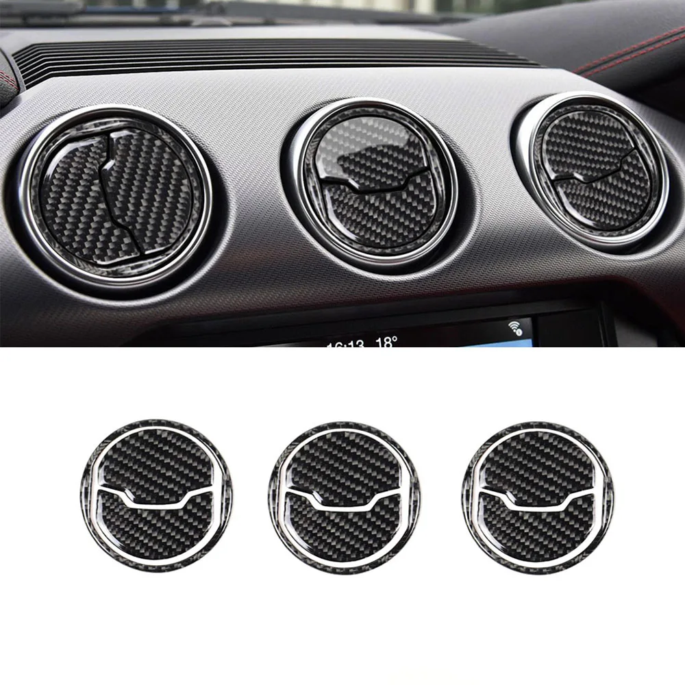 Central Dashboard Air Conditioner Outlet Vent Decoration Cover Trim for Ford Mustang 2015-2021 Car Accessories Carbon Fiber
Central Dashboard Air Conditioner Outlet Vent Decoration Cover Trim for Ford Mustang 2015-2021 Car Accessories Carbon Fiber