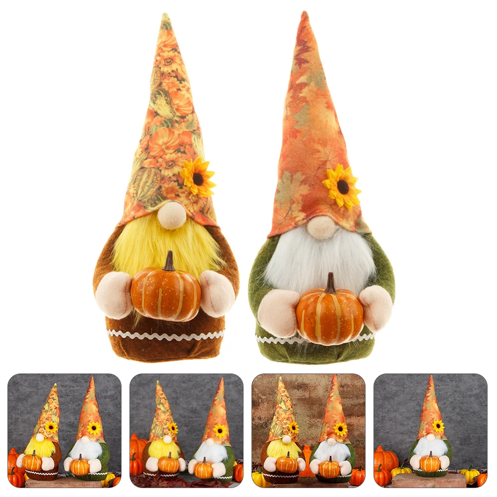 2 Pcs Thanksgiving Faceless Bohemian Home Decor Household Decoration Shop Decorate Gnome Fabric Dwarf Elf Ornament Gnomes 
2 Pcs Thanksgiving Faceless Bohemian Home Decor Household Decoration Shop Decorate Gnome Fabric Dwarf Elf Ornament Gnomes