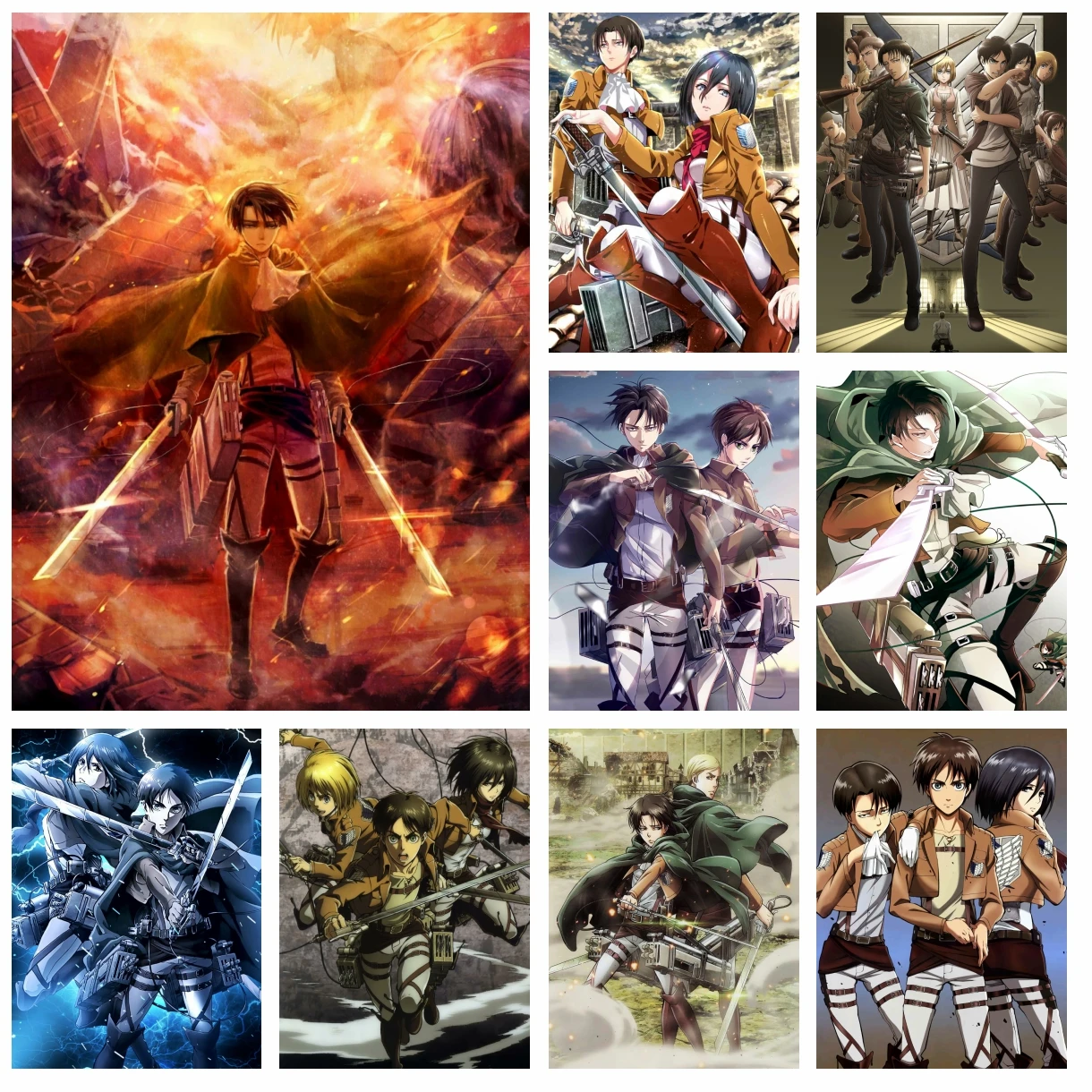 Attack on Titan Anime Diamond Rhinestone Painting Kit Classic Cartoon Wall Art Cross Stitch Embroidery Mosaic Bedroom Home Decor
Attack on Titan Anime Diamond Rhinestone Painting Kit Classic Cartoon Wall Art Cross Stitch Embroidery Mosaic Bedroom Home Decor