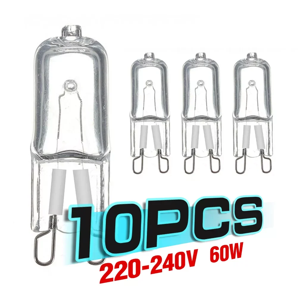 10Pcs 20W 25W 40W 60W G9 Oven Light High Temperature Resistant Durable G9 220V 230V Halogen Bulb Lamp for Refrigerators Ovens
10Pcs 20W 25W 40W 60W G9 Oven Light High Temperature Resistant Durable G9 220V 230V Halogen Bulb Lamp for Refrigerators Ovens