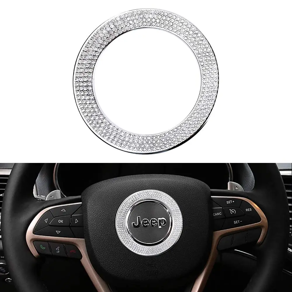 For Jeep Grand Cherokee Steering Wheel Emblem Sticker Metal Logo Ring Badge Sticker Crystal Interior Decorating Trim Silver
For Jeep Grand Cherokee Steering Wheel Emblem Sticker Metal Logo Ring Badge Sticker Crystal Interior Decorating Trim Silver