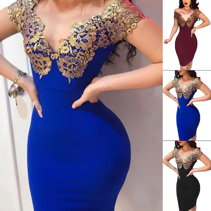 2022 Newly Fashion Women Slim Fit Dress Gilding Deep V Neck High Waist Pencil Dress For Banquet Top Quality Vestidos De Fiesta
2022 Newly Fashion Women Slim Fit Dress Gilding Deep V Neck High Waist Pencil Dress For Banquet Top Quality Vestidos De Fiesta