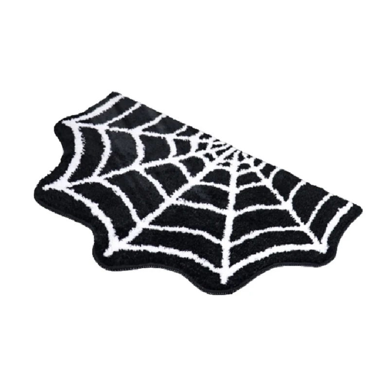 

HOT SALE Spider Web Bath Mat Halloween Bath Mat Non-Slip Rugs Spiderweb Rug Doormat Floor Mat Carpet Rug Home Bath Shower Decor