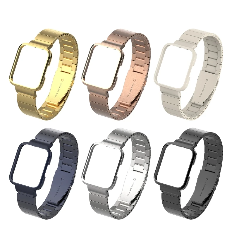 Металлический ремешок для смарт-часов Redmi Watch 2 цельный браслет + рамка
Металлический ремешок для смарт-часов Redmi Watch 2 цельный браслет + рамка