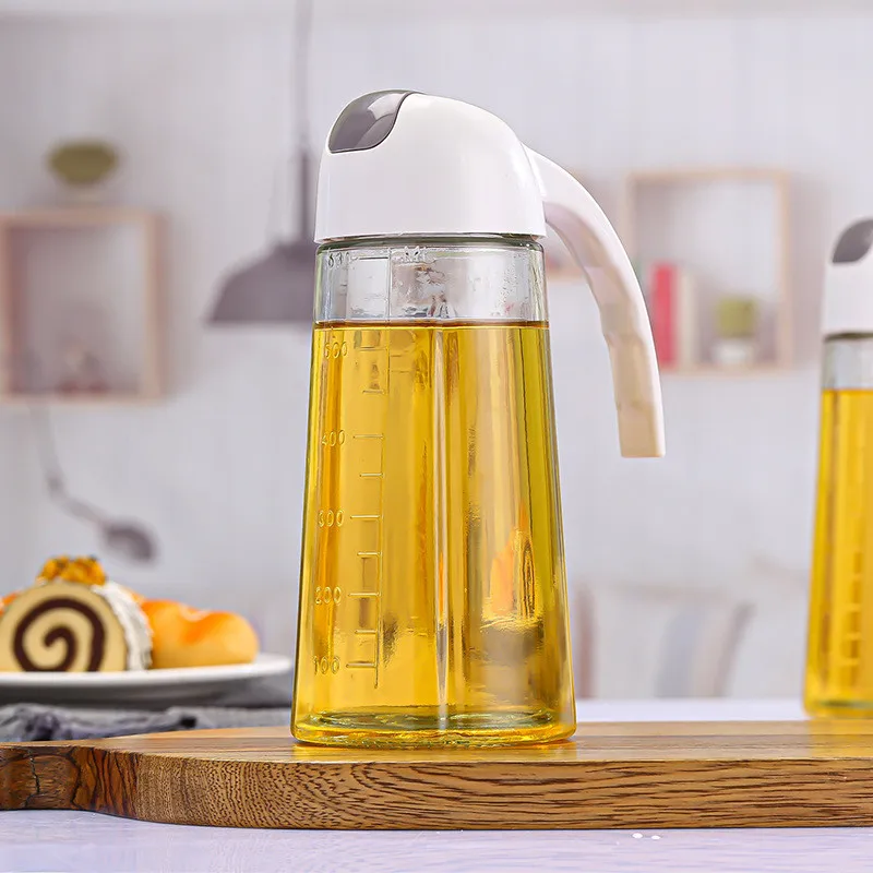 Simple Glass Oil Pot Automatic Opening And Closing Oil Storage Bottle Dustproof Household Kitchen Storage Bottle
Simple Glass Oil Pot Automatic Opening And Closing Oil Storage Bottle Dustproof Household Kitchen Storage Bottle