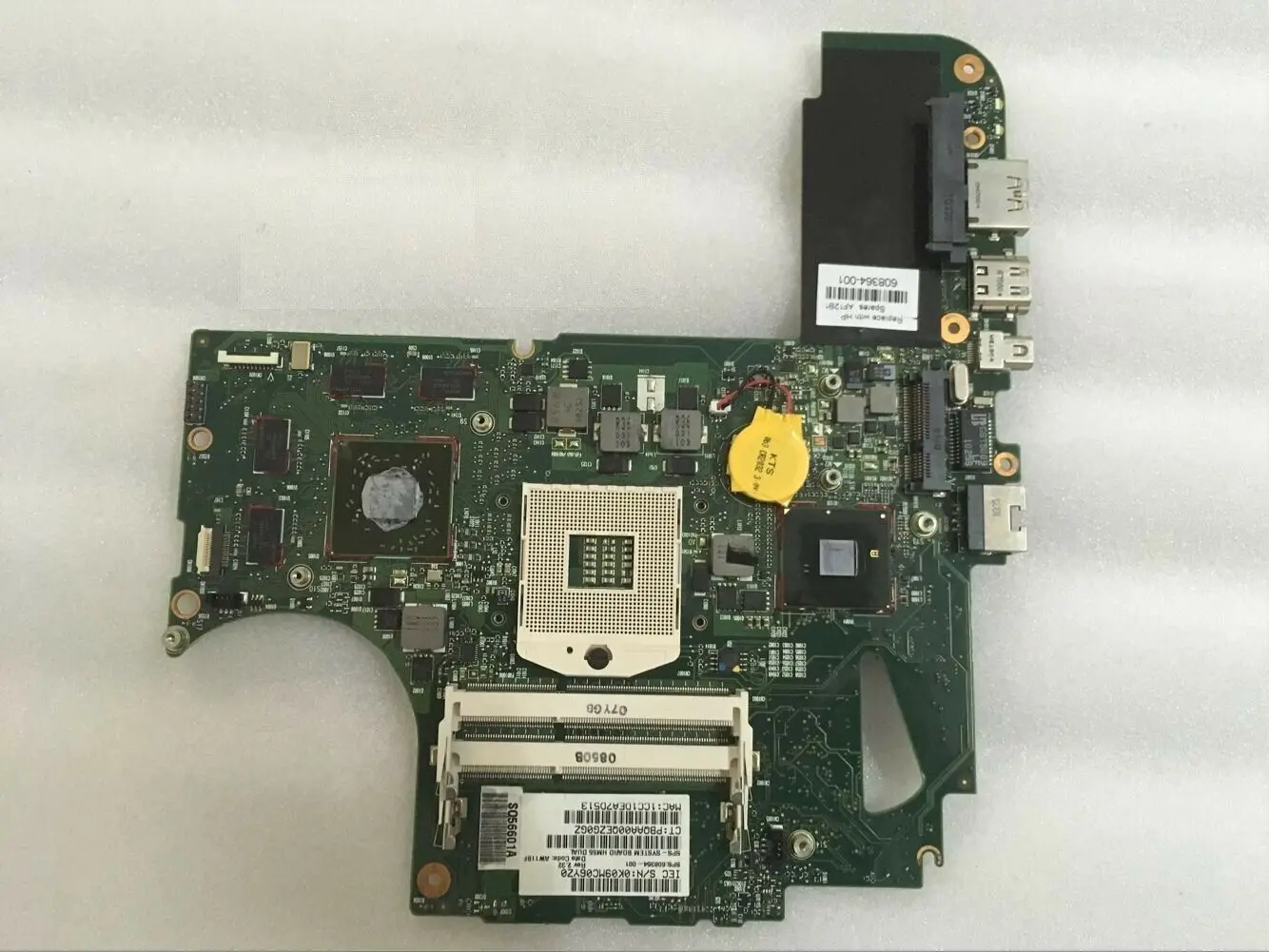 Оригинальная материнская плата 608364-001, 608365-001 для HP ENVY 14 14-1000 Intel notebook компьютера hm55 S989 протестирована на 100% хорошо
Оригинальная материнская плата 608364-001, 608365-001 для HP ENVY 14 14-1000 Intel notebook компьютера hm55 S989 протестирована на 100% хорошо