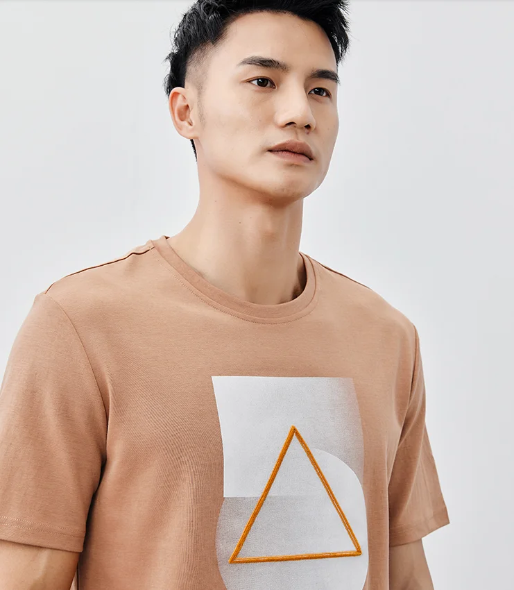 J8922- Summer new men's short sleeved T-shirt American fashion printed round neck T-shirt.
J8922- Summer new men's short sleeved T-shirt American fashion printed round neck T-shirt.