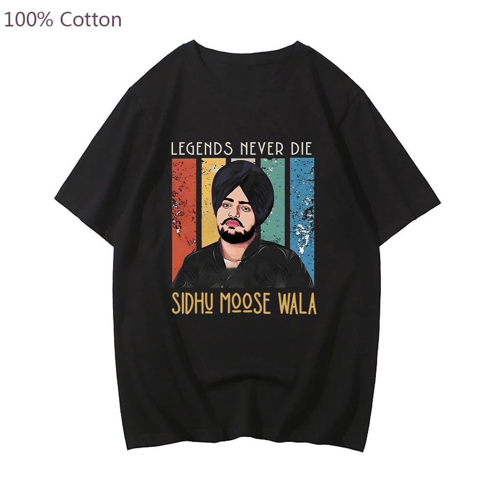 Legends Never Die T-shirt Sidhu Moose Wala India Rapper Tshirt Graphic Tees Men Streetwear Summer Short Sleeve Cotton T shirts
Legends Never Die T-shirt Sidhu Moose Wala India Rapper Tshirt Graphic Tees Men Streetwear Summer Short Sleeve Cotton T shirts