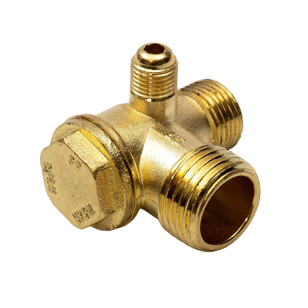 1PC Thread Connector Tool For Air Compressor Tool Psrts 3 Port Check Valve Check Valve Zinc Alloy Male Port Air Compressor
1PC Thread Connector Tool For Air Compressor Tool Psrts 3 Port Check Valve Check Valve Zinc Alloy Male Port Air Compressor