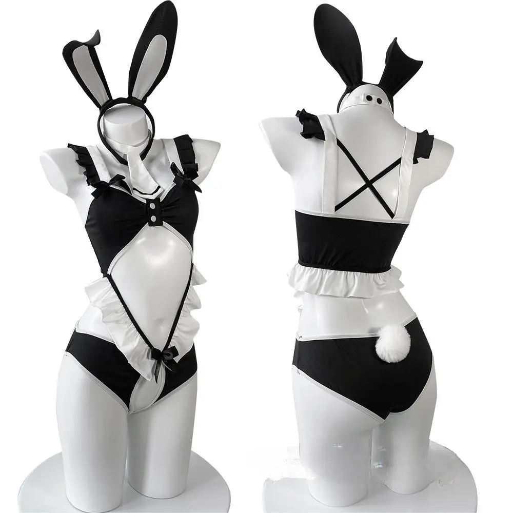 Anime Bunny Girl Cosplay Uniform Women Female Halloween Costume Black Rabbit Bunnysuit Bodydoll Lolita Sexy Sleep Wear
Anime Bunny Girl Cosplay Uniform Women Female Halloween Costume Black Rabbit Bunnysuit Bodydoll Lolita Sexy Sleep Wear