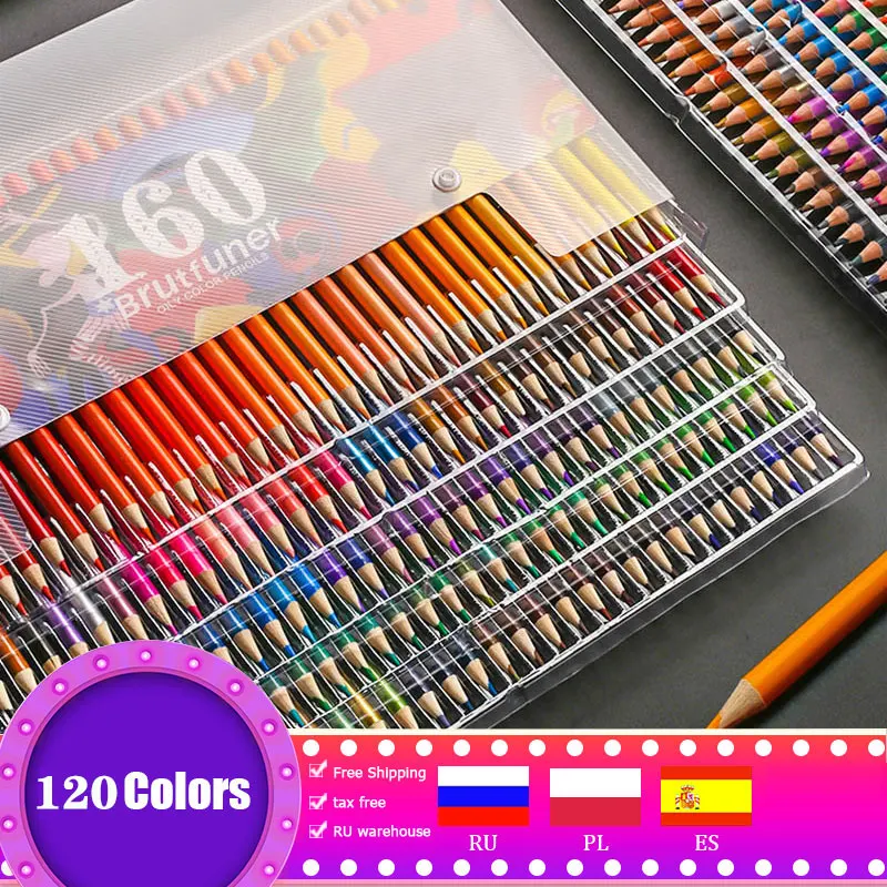 Sketching Painting Oil Pencil Artist Professional Color Pencils Set 48/180 Colors For Kids Students Drawing School Art Supplies
Sketching Painting Oil Pencil Artist Professional Color Pencils Set 48/180 Colors For Kids Students Drawing School Art Supplies