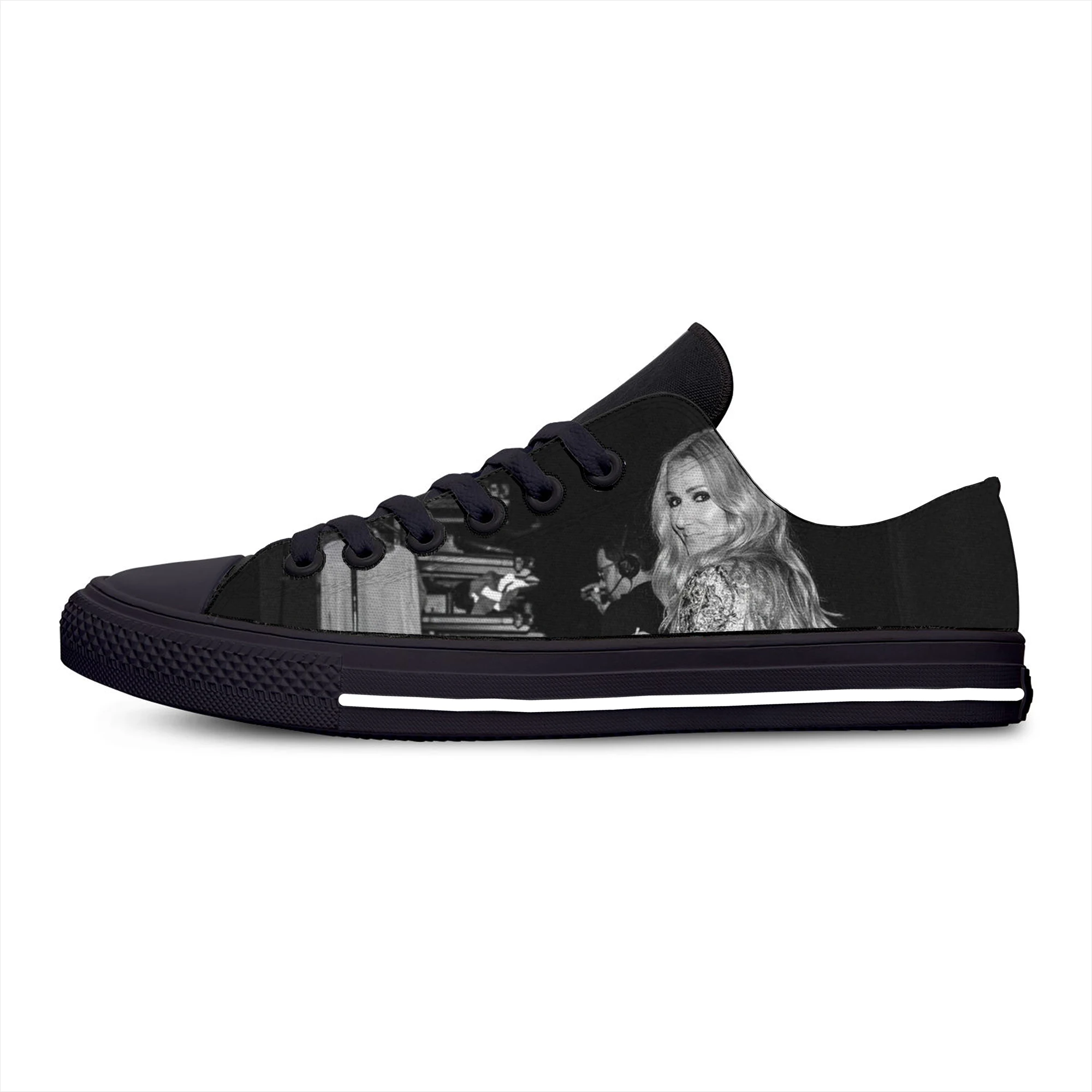 Celine Dion Cartoon Canvas Men Women Shoes Retro Lace-up Ladies Sneakers Outdoor Breathable Leisure Footwear Real Pictures
Celine Dion Cartoon Canvas Men Women Shoes Retro Lace-up Ladies Sneakers Outdoor Breathable Leisure Footwear Real Pictures