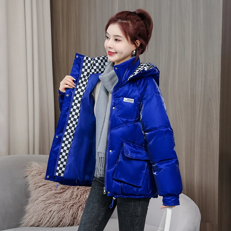 Winter Jacket for Women Glossy Hooded Parkas 2022 New In Snowsuit Fashion Long Sleeve Coat Loose Korean Female Sustans
Winter Jacket for Women Glossy Hooded Parkas 2022 New In Snowsuit Fashion Long Sleeve Coat Loose Korean Female Sustans