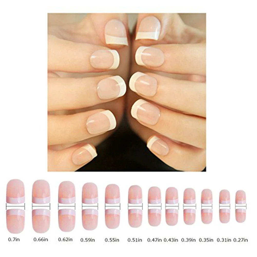 New Natural Short False Nails Acrylic Full Cover Nails With Simple Case High Quality Practical Durable Environmentally Friendly
New Natural Short False Nails Acrylic Full Cover Nails With Simple Case High Quality Practical Durable Environmentally Friendly