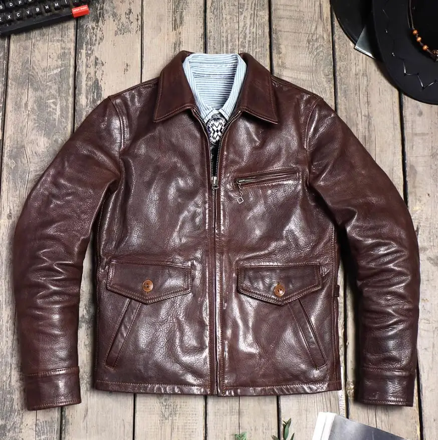 Free shipping.sales.Luxury Men Italy tanned goatskin jacket.Moto Rider slim genuine leather coat.Vintage Brown leather cloth
Free shipping.sales.Luxury Men Italy tanned goatskin jacket.Moto Rider slim genuine leather coat.Vintage Brown leather cloth