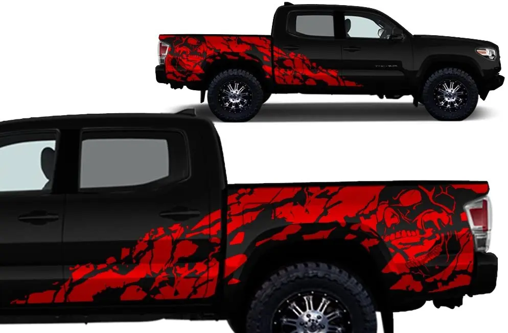 Factory Crafts Nightmare Side Graphics Kit 3M Vinyl Decal Wrap Compatible with Toyota Tacoma 4 Door Short Bed 20162020 Dark R
Factory Crafts Nightmare Side Graphics Kit 3M Vinyl Decal Wrap Compatible with Toyota Tacoma 4 Door Short Bed 20162020 Dark R