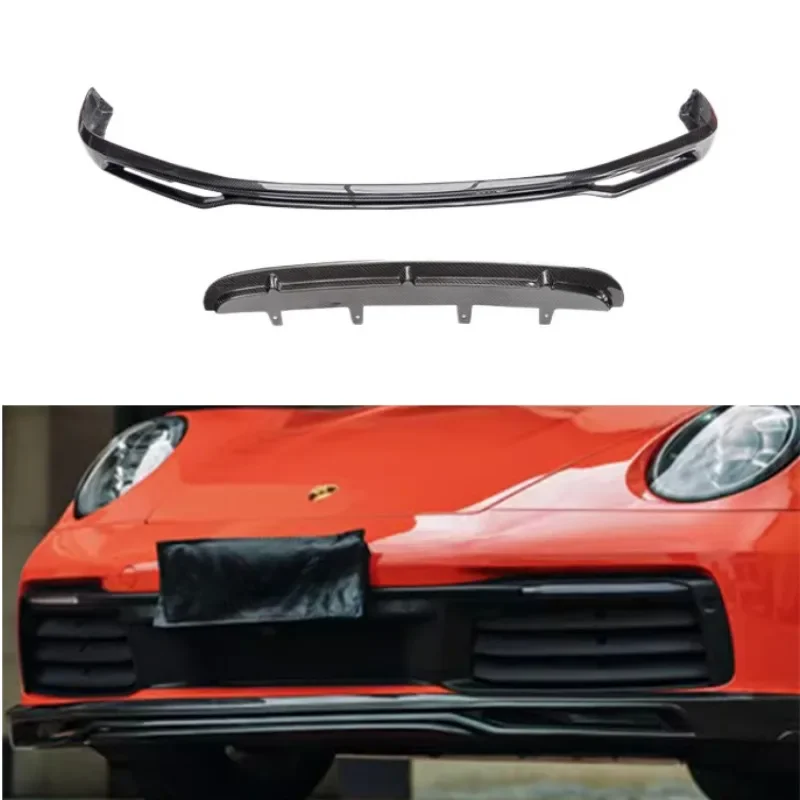 Новый! Для Porsche 911 992 TechArt передний спойлер из углеродного волокна задняя губа