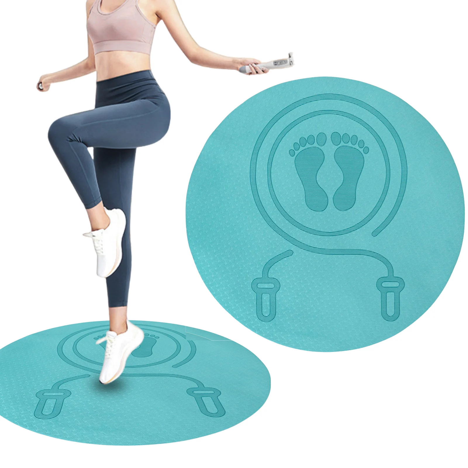 Нескользящий комнатный круглый коврик из ТПЭ для скакалки 6 мм, нескользящий коврик для тренировок, коврики для йоги для дома, тренажерного ...
Нескользящий комнатный круглый коврик из ТПЭ для скакалки 6 мм, нескользящий коврик для тренировок, коврики для йоги для дома, тренажерного ...