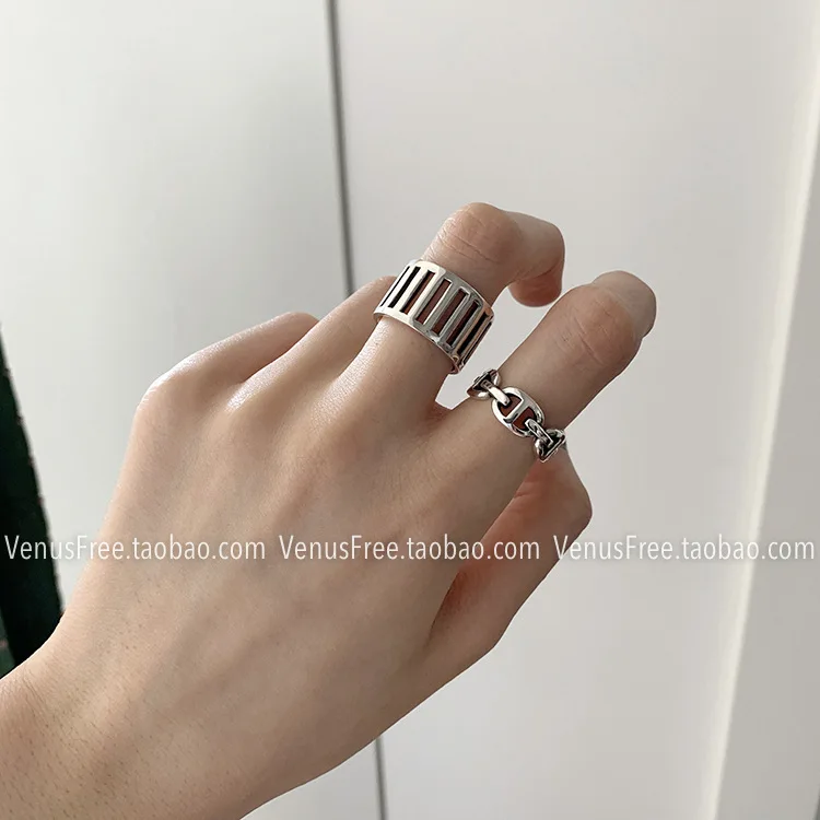 925 Sterling Silver Fashion INS Retro Simple Temperament Women's Ring Jewelry Wedding Birthday Gift
925 Sterling Silver Fashion INS Retro Simple Temperament Women's Ring Jewelry Wedding Birthday Gift