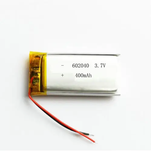 3.7V 350mAh 602040 Li Lithium Polymer ion Battery Tablet MP4 MP3 Camera Power Bank Electric Toys Laptop Smart Watch GPS DVD
3.7V 350mAh 602040 Li Lithium Polymer ion Battery Tablet MP4 MP3 Camera Power Bank Electric Toys Laptop Smart Watch GPS DVD