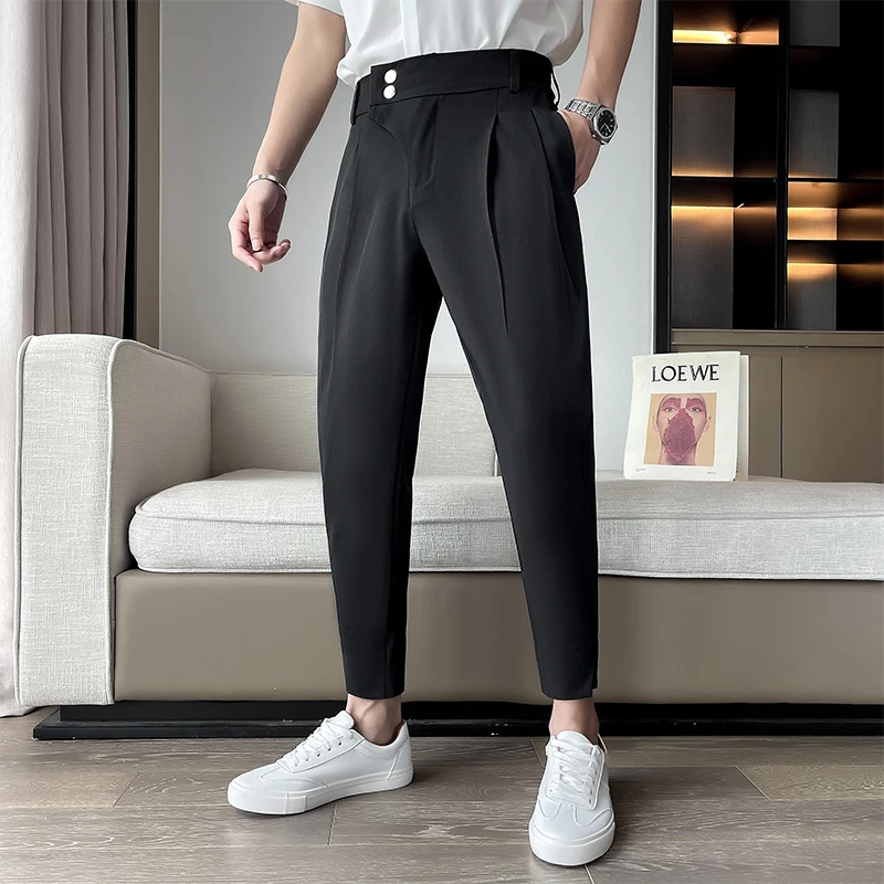 Fashion Mens Harem Pants Solid Color Men 2022 Casual Pants Harajuku Streetwear Button Fly Joggers Woman Trousers Oversized M-3XL
Fashion Mens Harem Pants Solid Color Men 2022 Casual Pants Harajuku Streetwear Button Fly Joggers Woman Trousers Oversized M-3XL