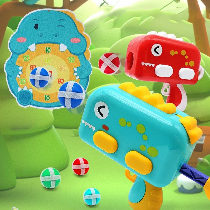 Dinosaur Toys Guns Ejection Sticky Ball Dart Board Target Plate Cartoon Burst Bullet Shooting Interactive Game Kids Outdoor Toys 
Dinosaur Toys Guns Ejection Sticky Ball Dart Board Target Plate Cartoon Burst Bullet Shooting Interactive Game Kids Outdoor Toys