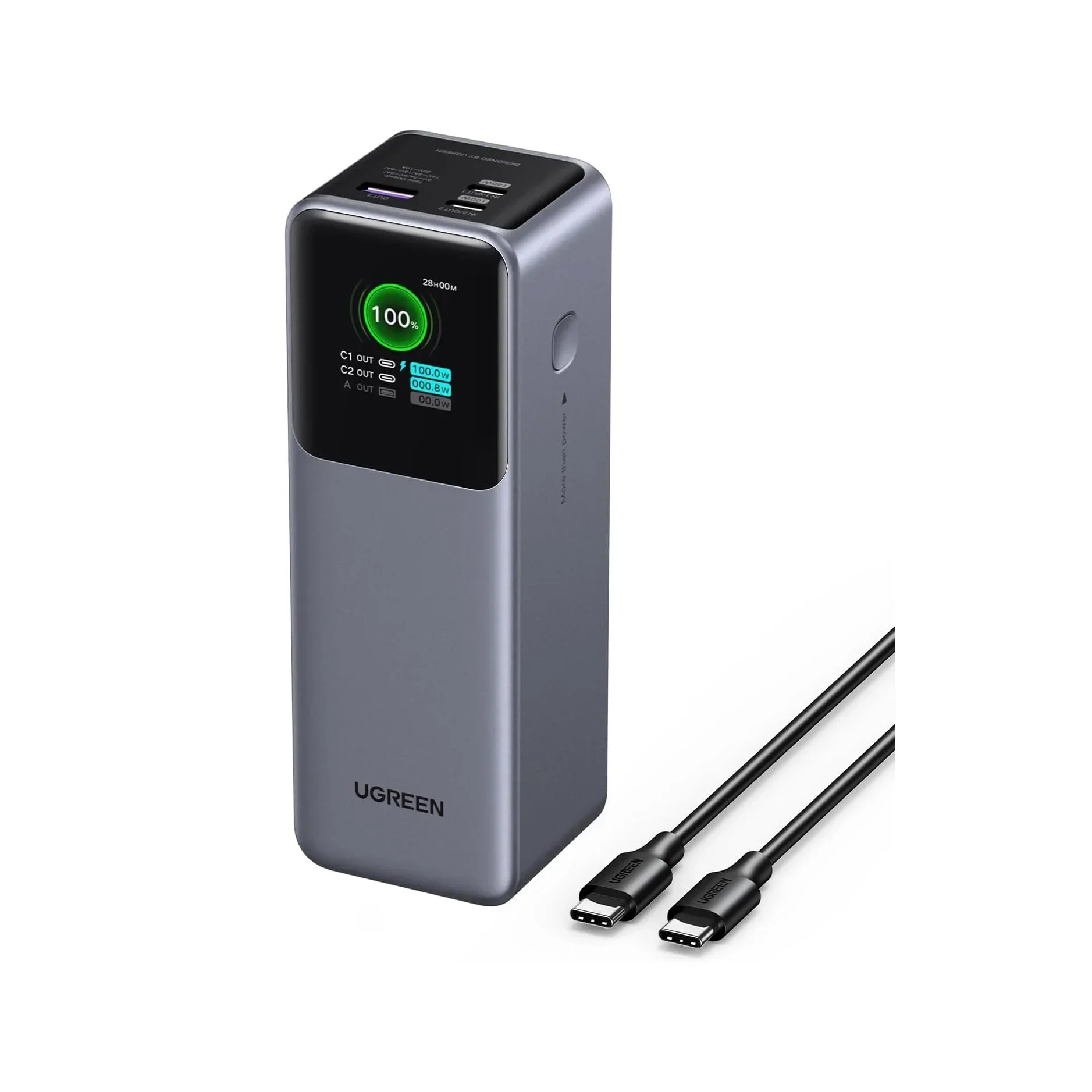 UGREEN Nexode Power Bank 25000 мАч 200 Вт Портативное зарядное устройство для ноутбука PD 3.1